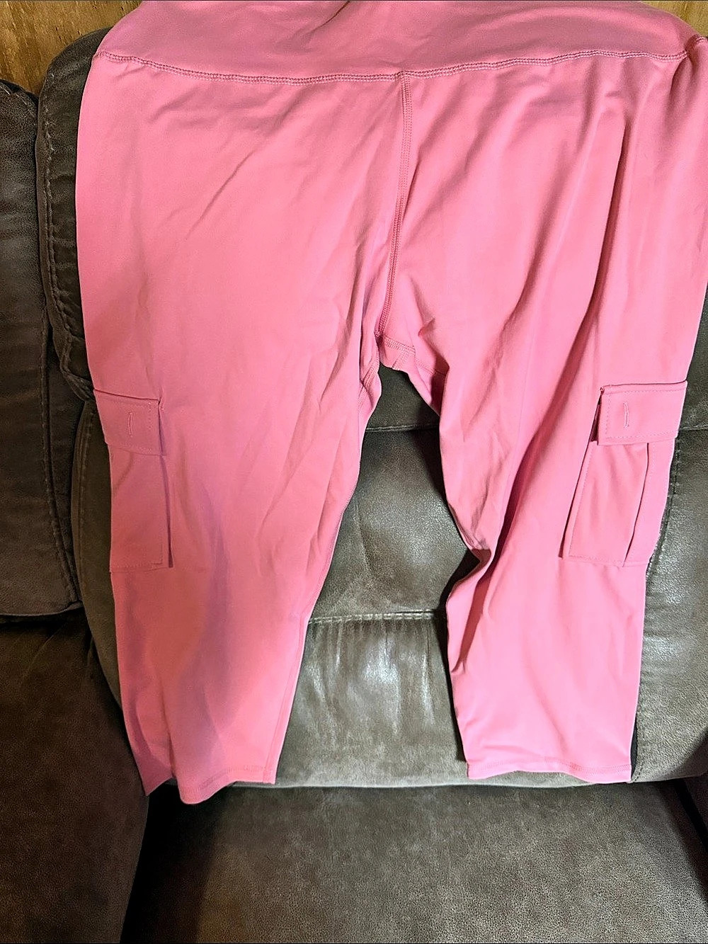 Pink Cargo Jogger Pants